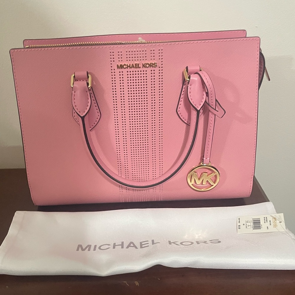 NWT ($558), Michael Kors Pink Bag & Dust Bag - shoulder or crossbody